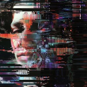 ai generated, glitch, portrait, artwork, futuristic, night, adult, technology, pattern, dark, creativity, young adult, distorted, abstract, glitch, glitch, futuristic, futuristic, adult, adult, adult, adult, adult